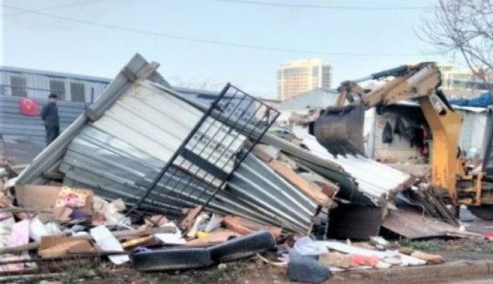 Şişli Kağıt Hurdacı Bina Yıkım İşi